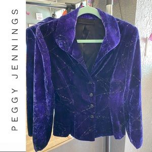 Peggy Jennings Purple Blazer